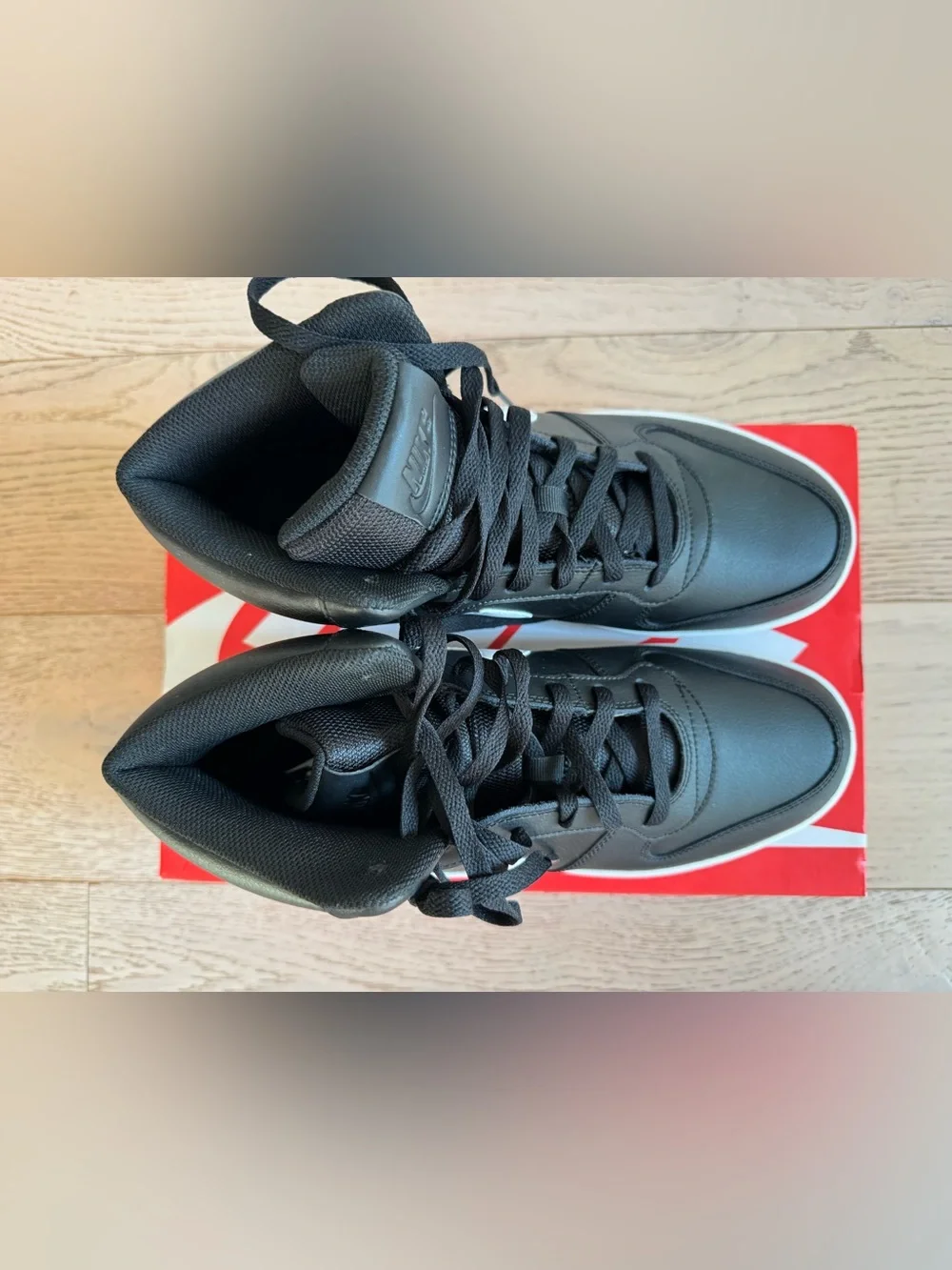 Nike Ebernon Mid Black/White Sneakers Sz: 11